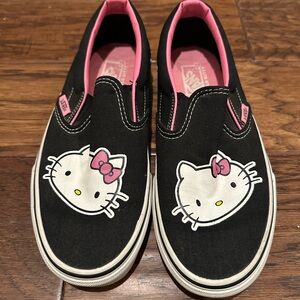 Vans Classic Slip On Hello Kitty Sneakers Pink/Black, Size 7